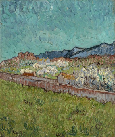 View of the Alpilles by Vincent van Gogh